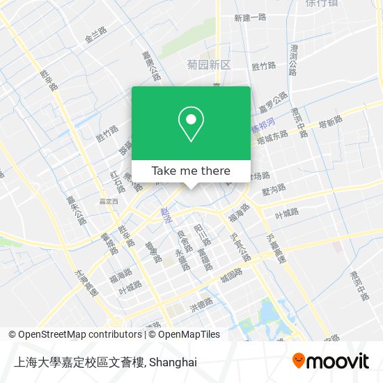 上海大學嘉定校區文薈樓 map