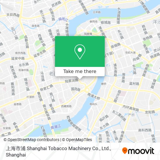 上海市浦 Shanghai Tobacco Machinery Co., Ltd. map