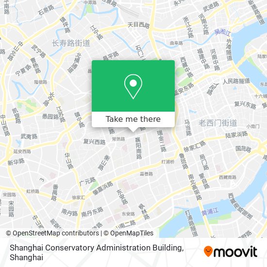 Shanghai Conservatory Administration Building map