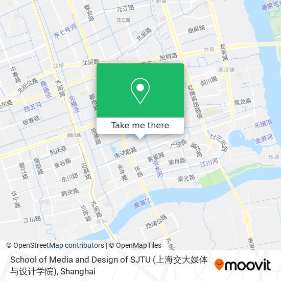 School of Media and Design of SJTU (上海交大媒体与设计学院) map