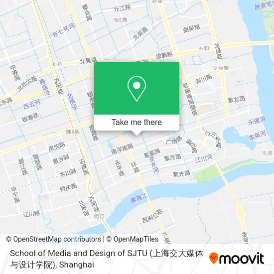 School of Media and Design of SJTU (上海交大媒体与设计学院) map
