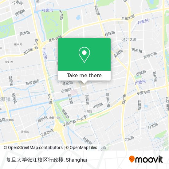 复旦大学张江校区行政楼 map