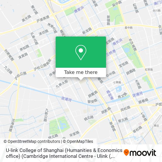 U-link College of Shanghai (Humanities & Economics office) (Cambridge International Centre - Ulink ( map