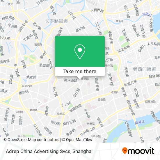 Adrep China Advertising Svcs map