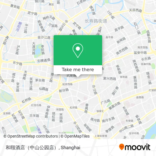和颐酒店（中山公园店） map