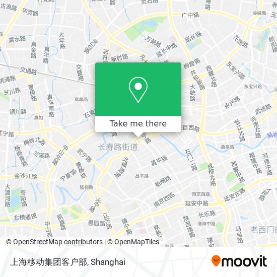 上海移动集团客户部 map