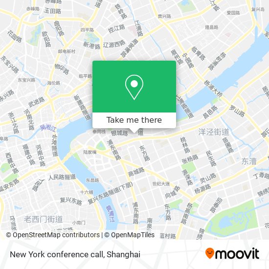 New York conference call map