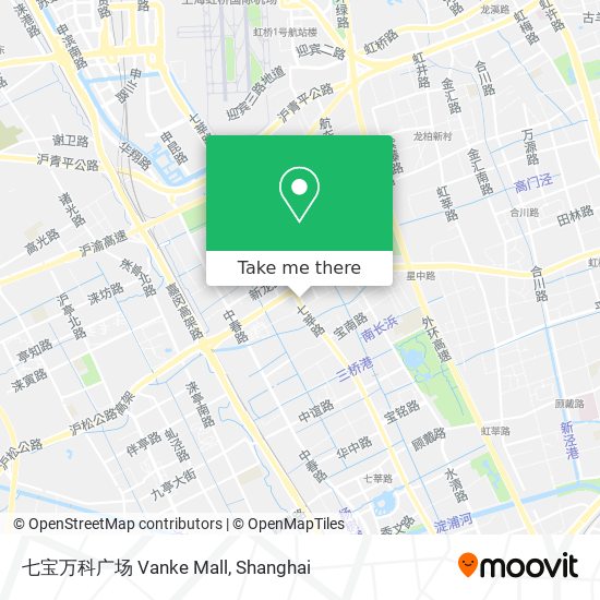 七宝万科广场 Vanke Mall map
