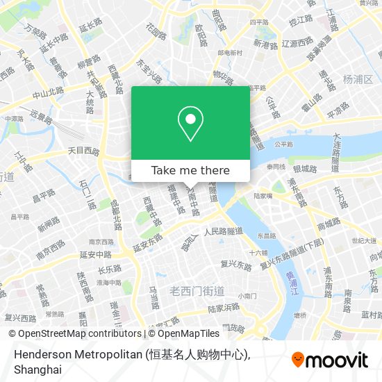 Henderson Metropolitan (恒基名人购物中心) map