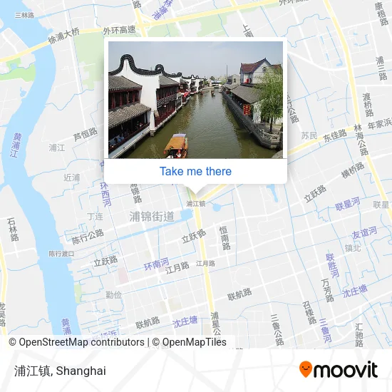 浦江镇 map