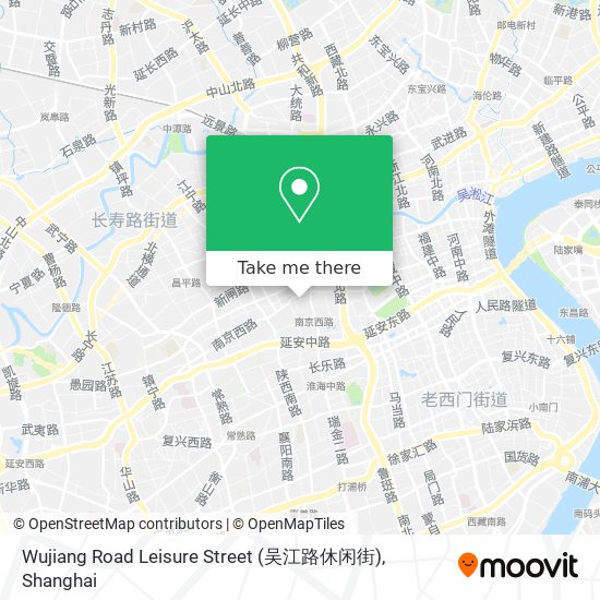 Wujiang Road Leisure Street (吴江路休闲街) map