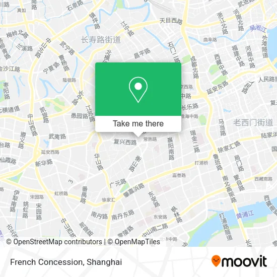French Concession map
