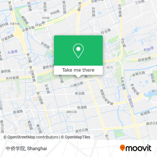 中侨学院 map