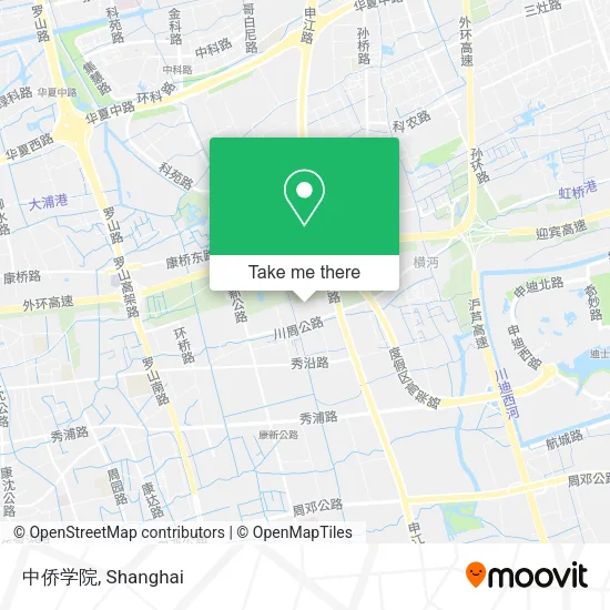 中侨学院 map