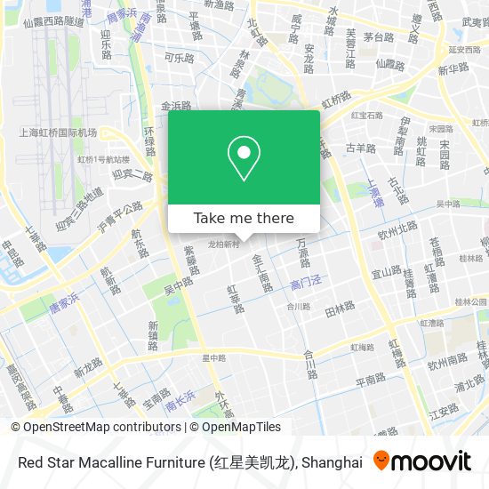 Red Star Macalline Furniture (红星美凯龙) map