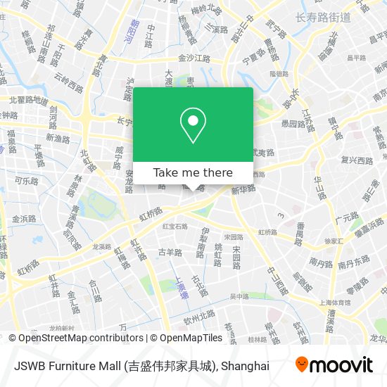 JSWB Furniture Mall (吉盛伟邦家具城) map