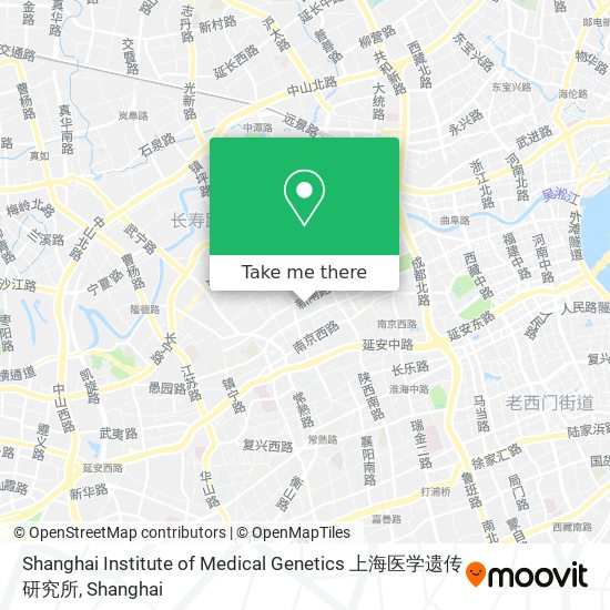 Shanghai Institute of Medical Genetics 上海医学遗传研究所 map