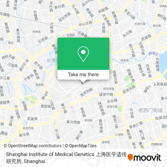 Shanghai Institute of Medical Genetics 上海医学遗传研究所 map