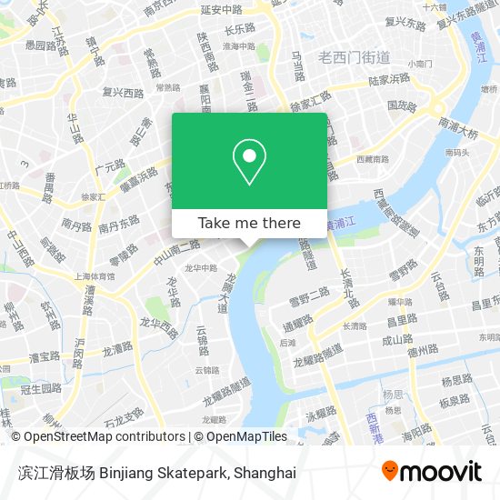 滨江滑板场 Binjiang Skatepark map