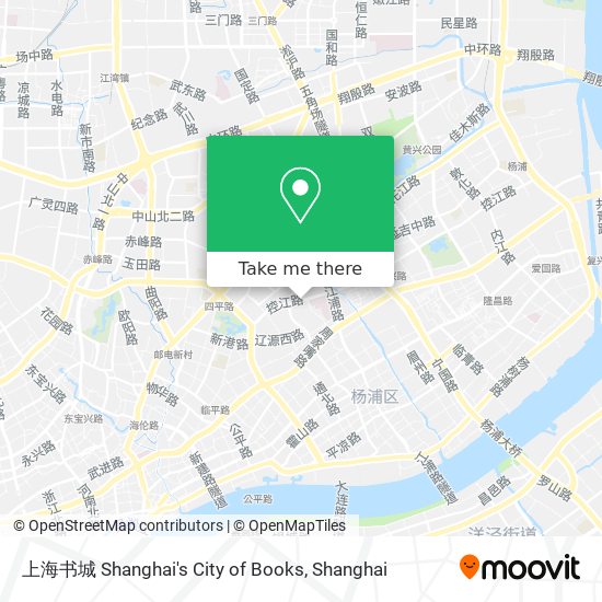 上海书城 Shanghai's City of Books map