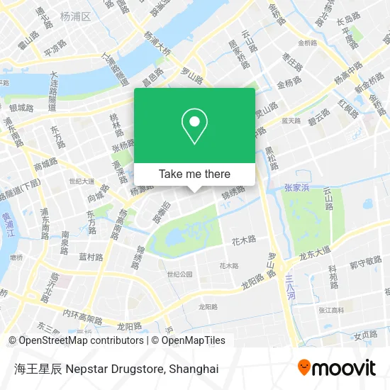海王星辰 Nepstar Drugstore map