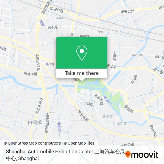 Shanghai Automobile Exhibition Center 上海汽车会展中心 map
