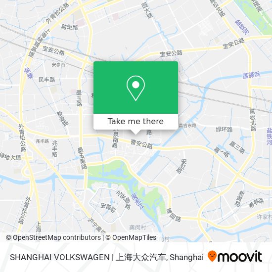 SHANGHAI VOLKSWAGEN | 上海大众汽车 map