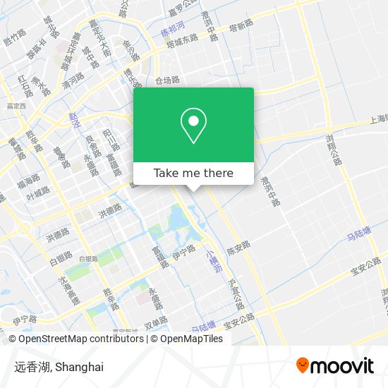 远香湖 map