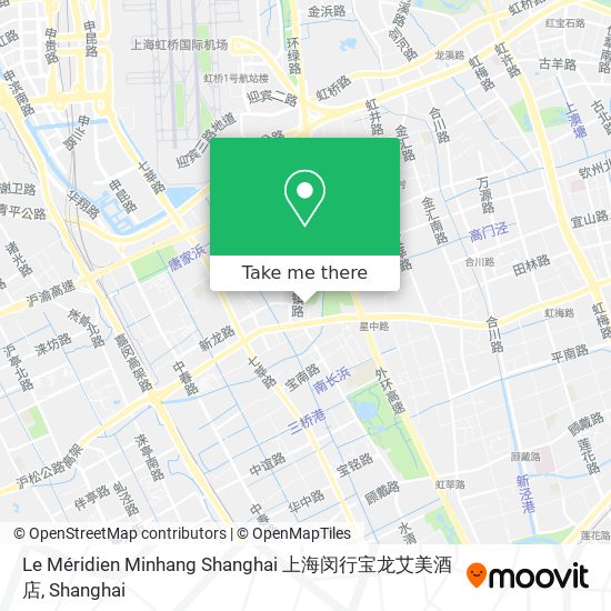 Le Méridien Minhang Shanghai 上海闵行宝龙艾美酒店 map