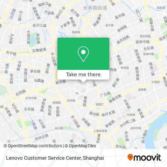 Lenovo Customer Service Center map