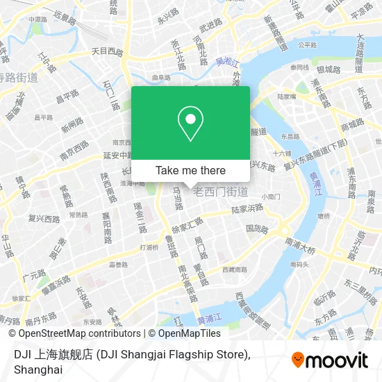DJI 上海旗舰店 (DJI Shangjai Flagship Store) map