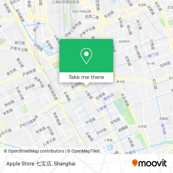 Apple Store 七宝店 map