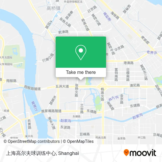 上海高尔夫球训练中心 map