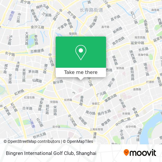 Bingren International Golf Club map