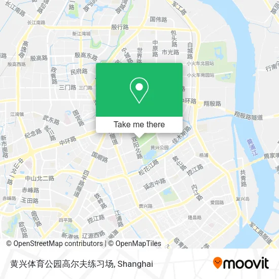 黄兴体育公园高尔夫练习场 map