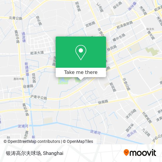 银涛高尔夫球场 map