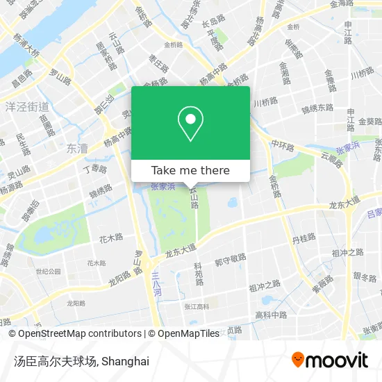 汤臣高尔夫球场 map