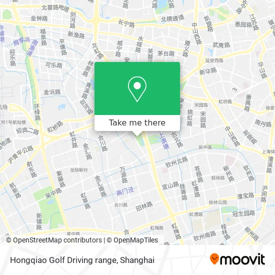 Hongqiao Golf Driving range map