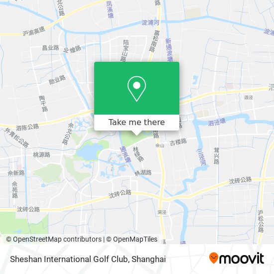 Sheshan International Golf Club map