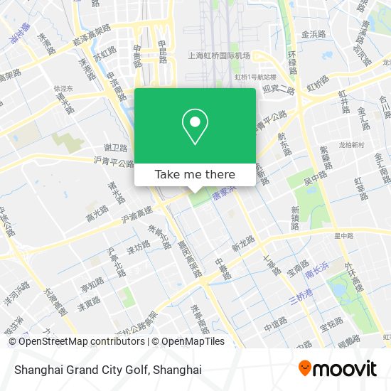 Shanghai Grand City Golf map