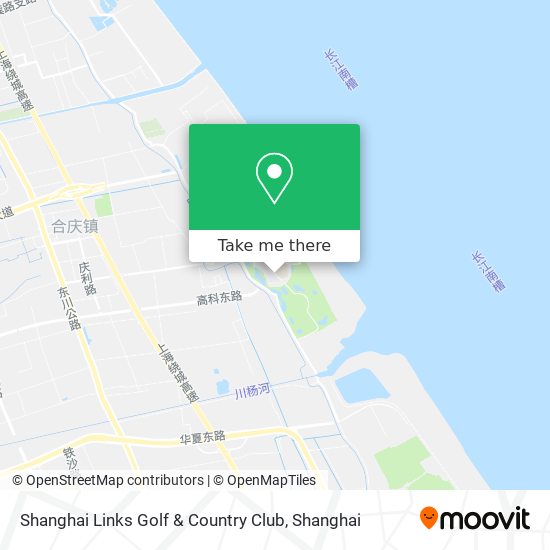 Shanghai Links Golf & Country Club map