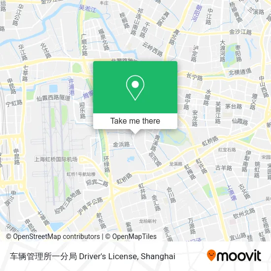 车辆管理所一分局 Driver's License map
