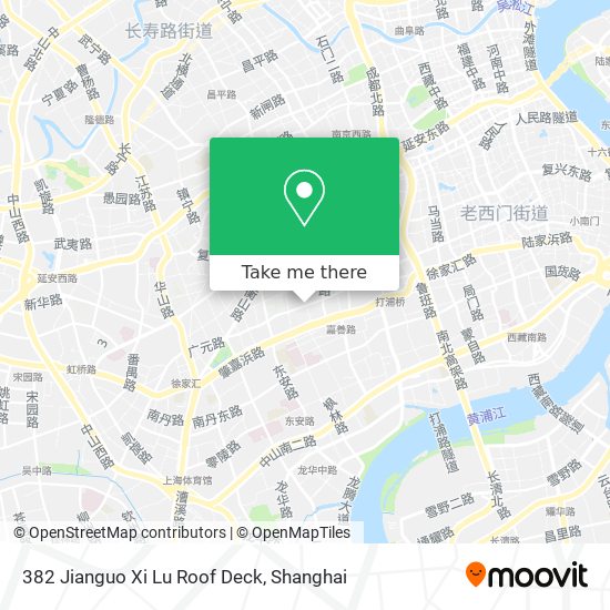 382 Jianguo Xi Lu Roof Deck map