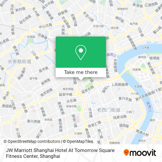 JW Marriott Shanghai Hotel At Tomorrow Square Fitness Center map