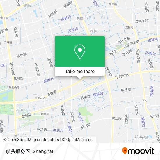 航头服务区 map