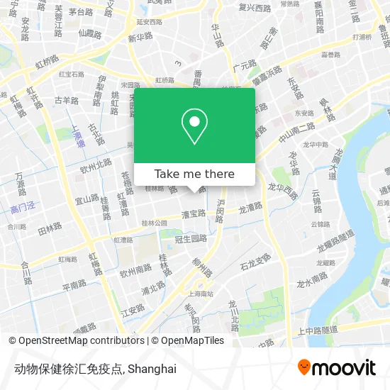 动物保健徐汇免疫点 map
