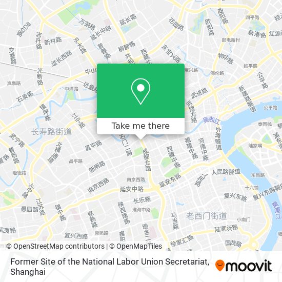 Former Site of the National Labor Union Secretariat map