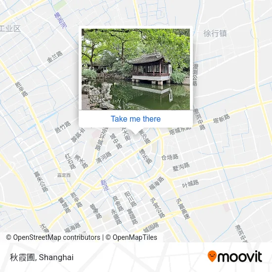 秋霞圃 map