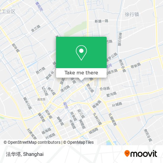 法华塔 map