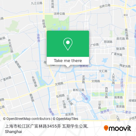 上海市松江区广富林路3455弄 五期学生公寓 map